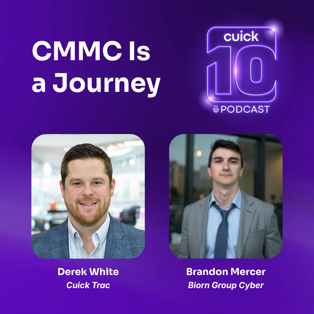 CMMC Is a Journey - Cuick Trac