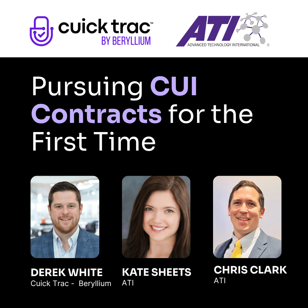 Upcoming Events & Webinars | CMMC & DFARS | Cuick Trac